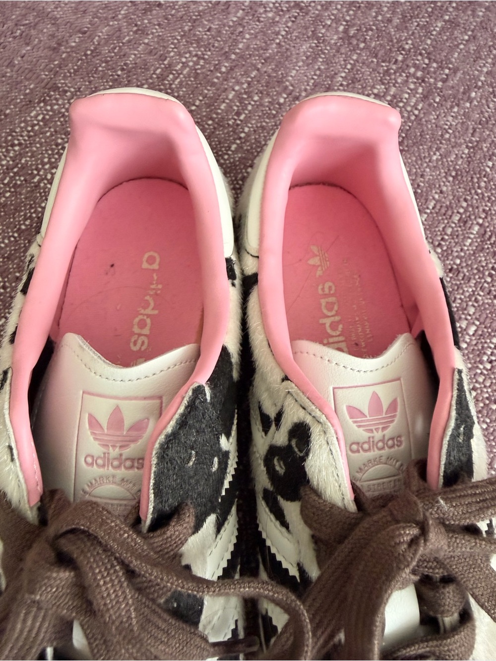 Adidas Cow Print Sambas - Picture 6 of 8